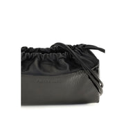 Pierre Hardy μαύρο clutch από δέρμα μοσχαριού Bos Taurus