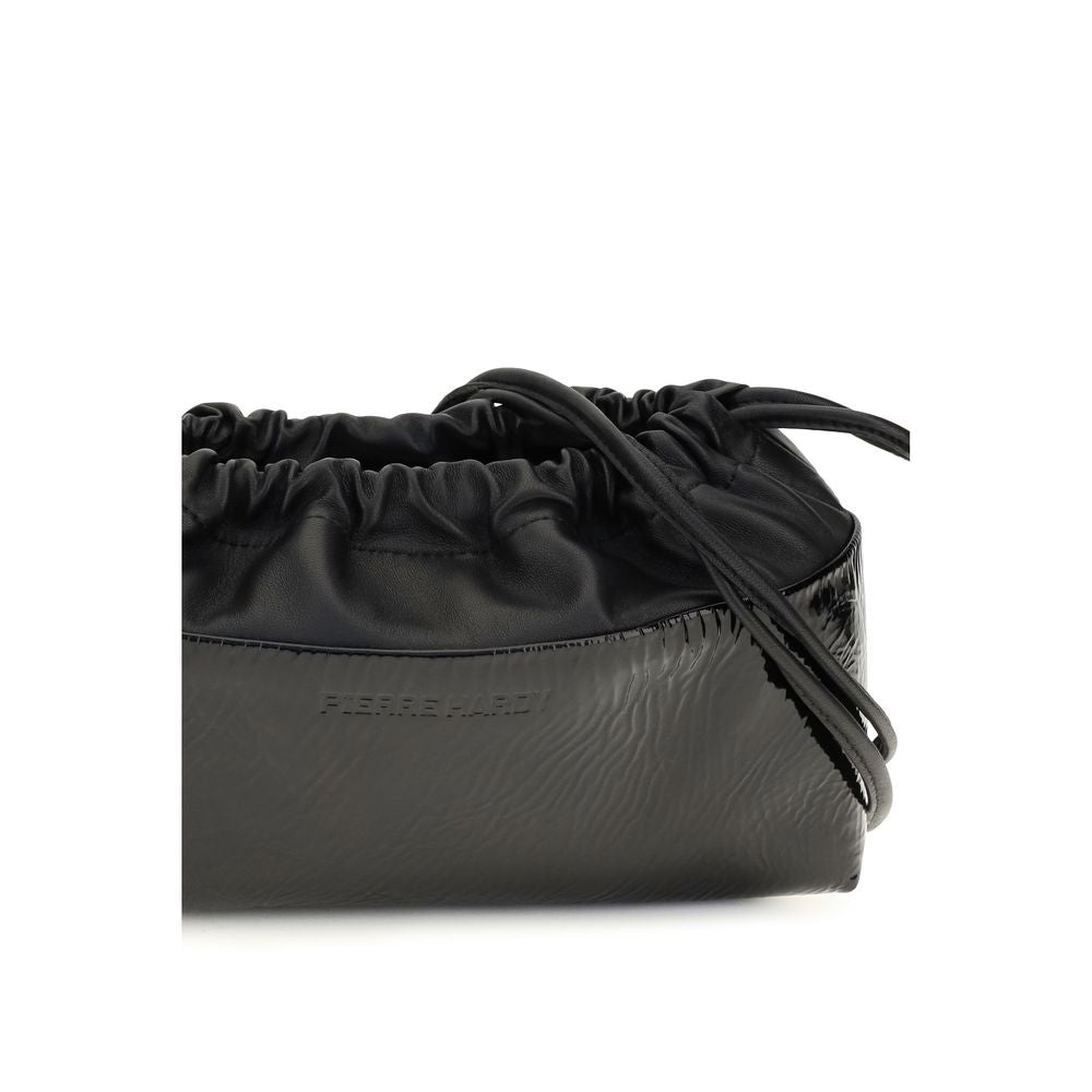 Pierre Hardy μαύρο clutch από δέρμα μοσχαριού Bos Taurus