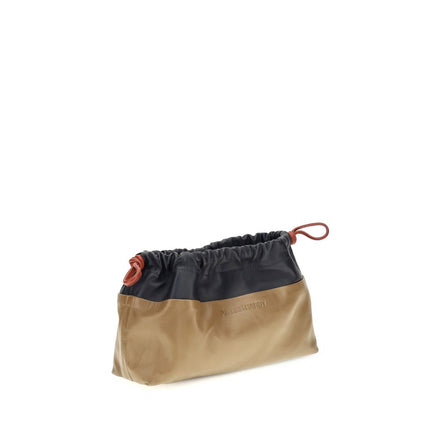 Pierre Hardy Beige Calf Leather Bos Taurus Clutch Bag
