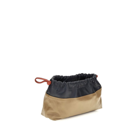 Pierre Hardy Beige Calf Leather Bos Taurus Clutch Bag