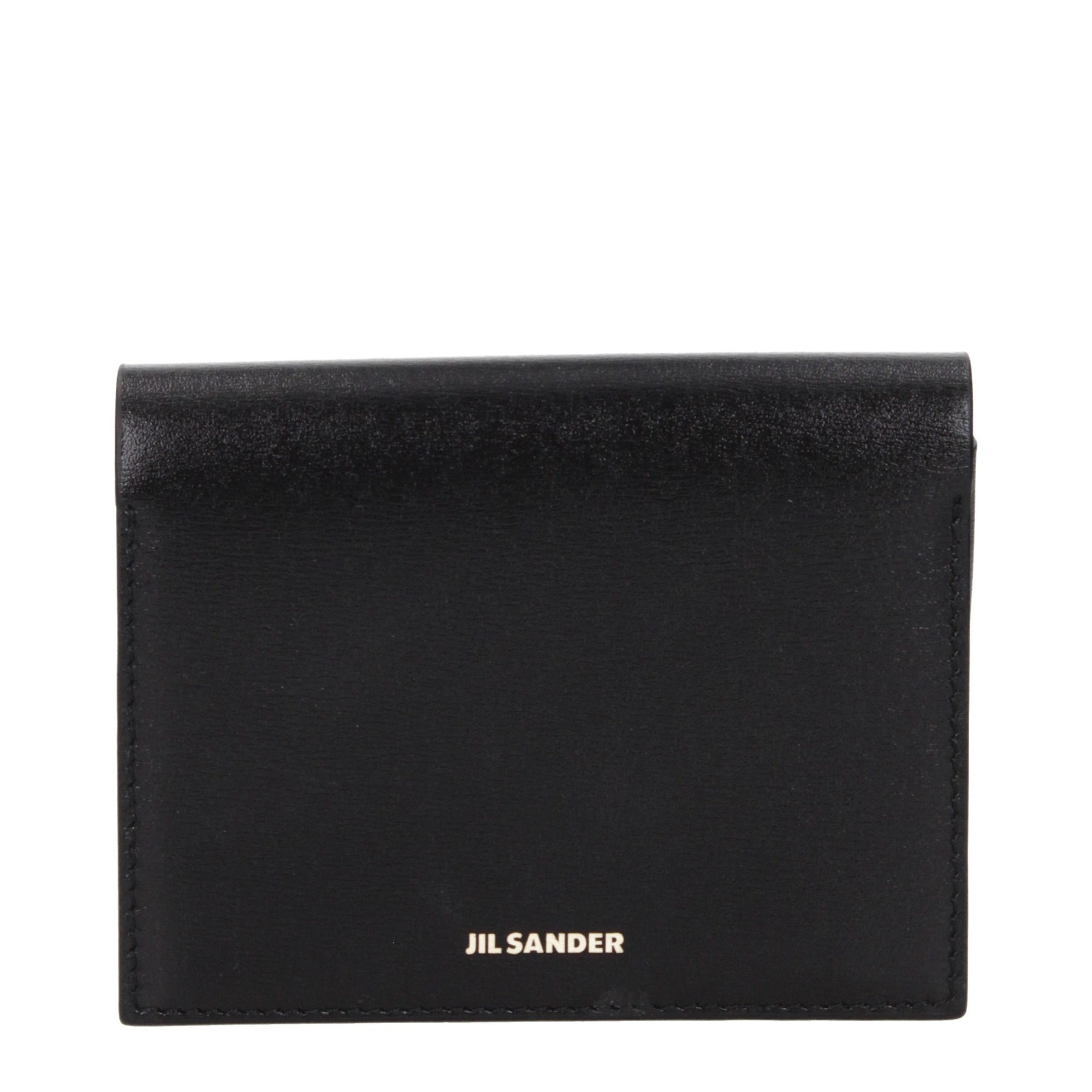 Jil Sander Black Leather Cardholder