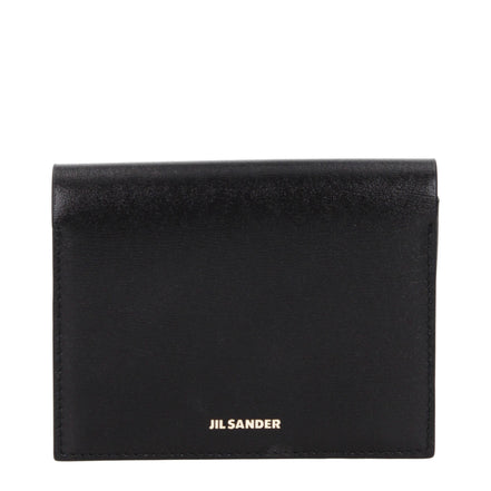 Jil Sander Black Leather Cardholder