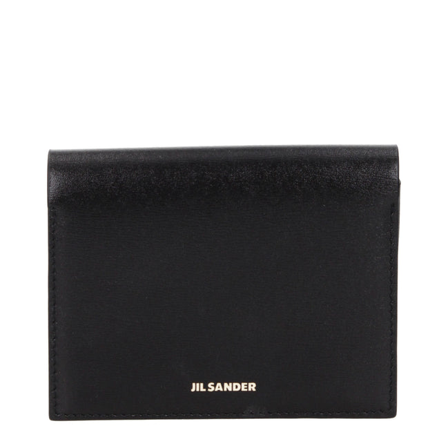 Jil Sander Black Leather Cardholder