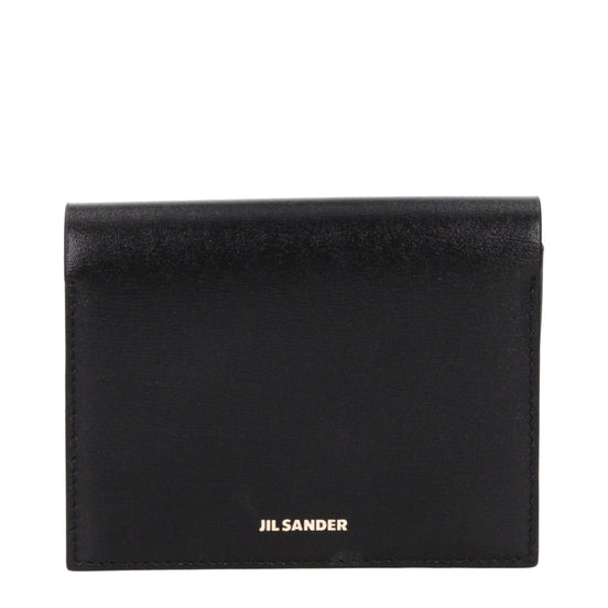 Jil Sander Black Leather Cardholder