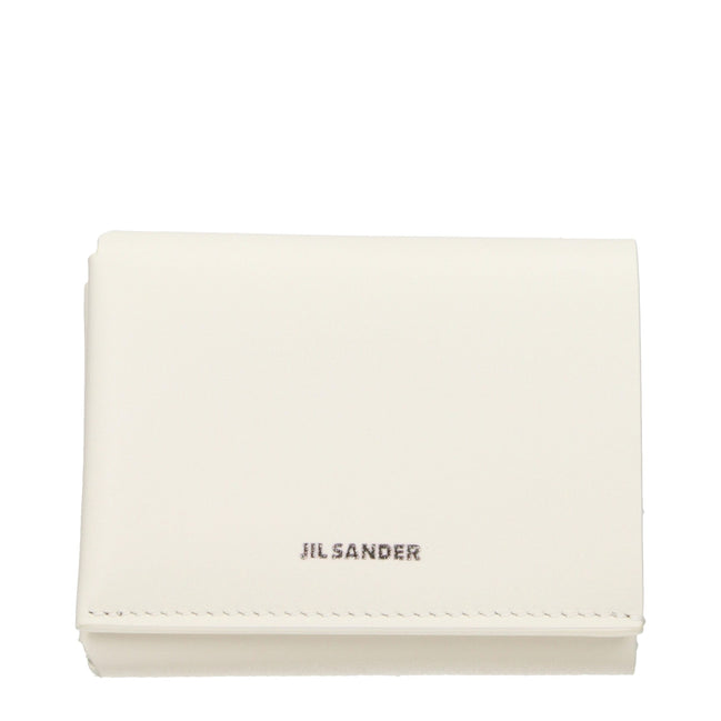 Πορτοφόλι Jil Sander από μπεζ δέρμα