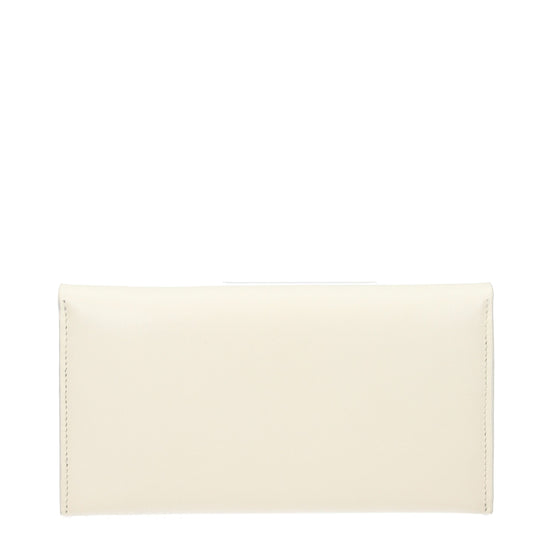 Jil Sander Beige Leather Wallet