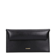 Πορτοφόλι Jil Sander Μαύρο Δερμάτινο  