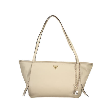 Guess Jeans Beige Polyurethane Women's Bag