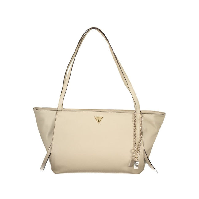 Guess Jeans Beige Polyurethane Women's Bag
