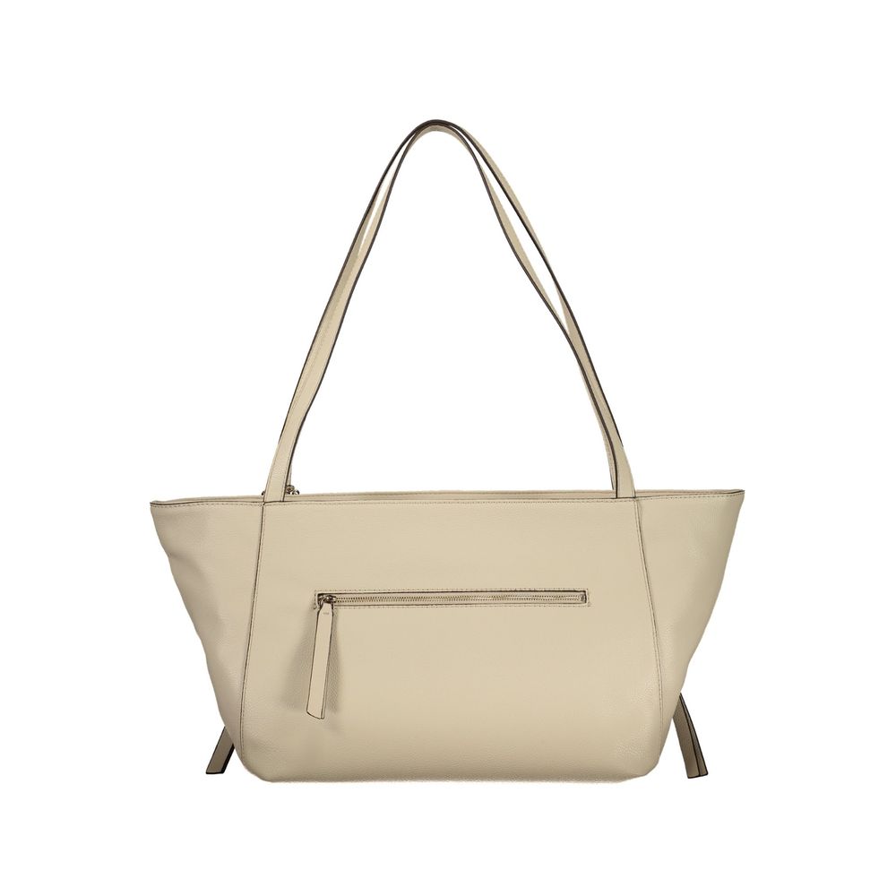 Guess Jeans Beige Polyurethane Women's Bag
