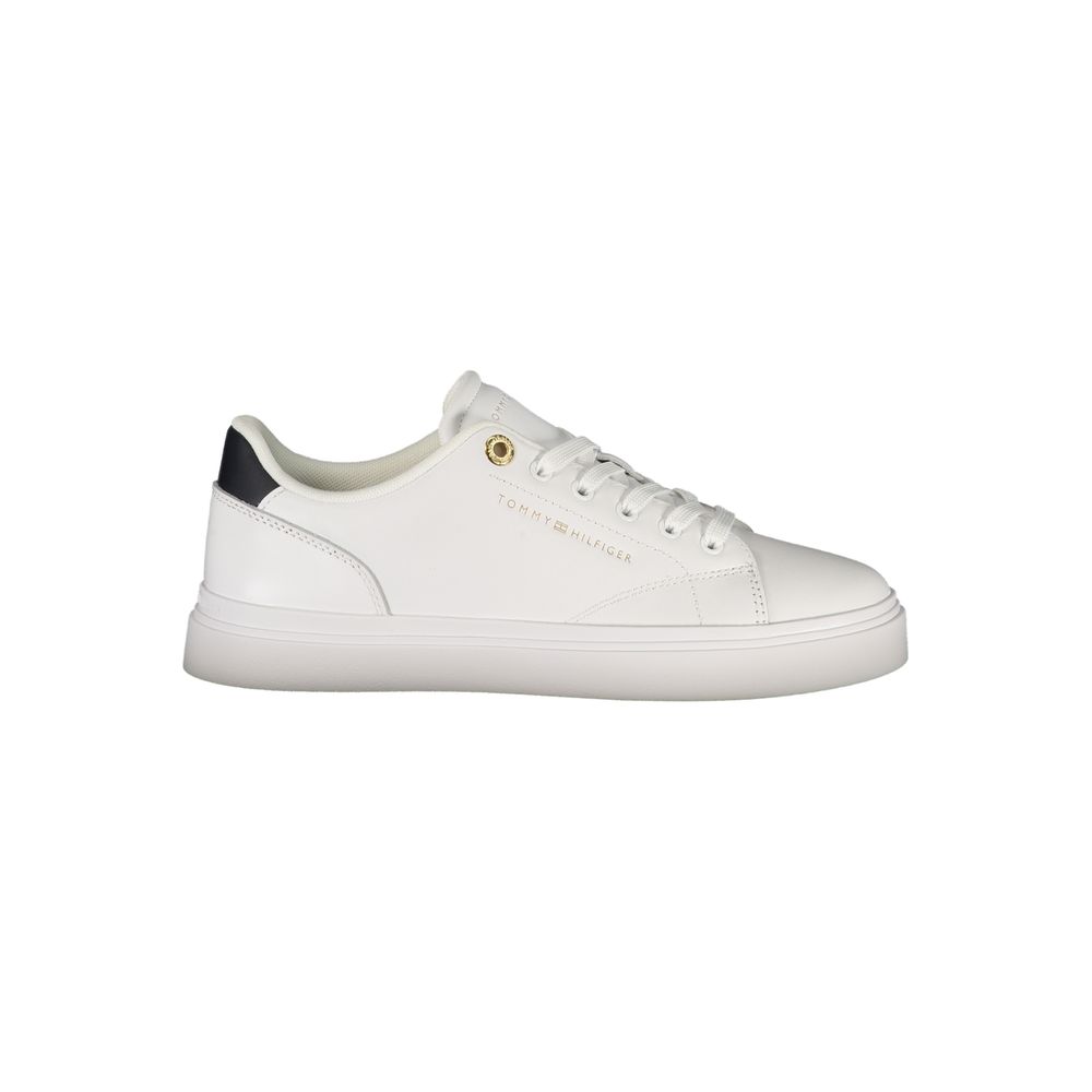 Tommy Hilfiger Bianco Polyurethane Women's Sneaker