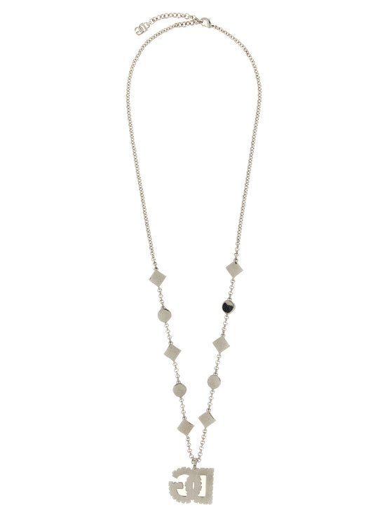 Dolce & Gabbana Silver Brass Necklace