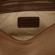 PINKO Brown Lamb Leather Shoulder Bag