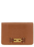 Elisabetta Franchi Brown Polyester Clutch Bag