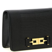 Elisabetta Franchi Black Polyester Clutch Bag
