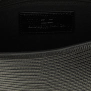 Elisabetta Franchi Black Polyester Clutch Bag