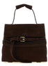 Moschino Brown Calfskin Handbag