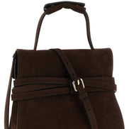 Moschino Brown Calfskin Handbag