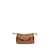 Pierre Hardy Brown Calf Leather Bos Taurus Clutch Bag