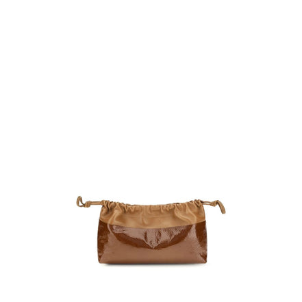 Pierre Hardy Brown Calf Leather Bos Taurus Clutch Bag