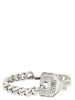 MM6 Maison Margiela Silver Brass Bracelet