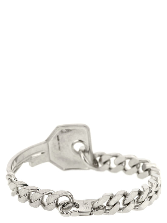 MM6 Maison Margiela Silver Brass Bracelet