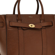 Mulberry Brown Bovine Leather Tote Bag
