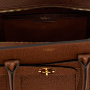 Mulberry Brown Bovine Leather Tote Bag