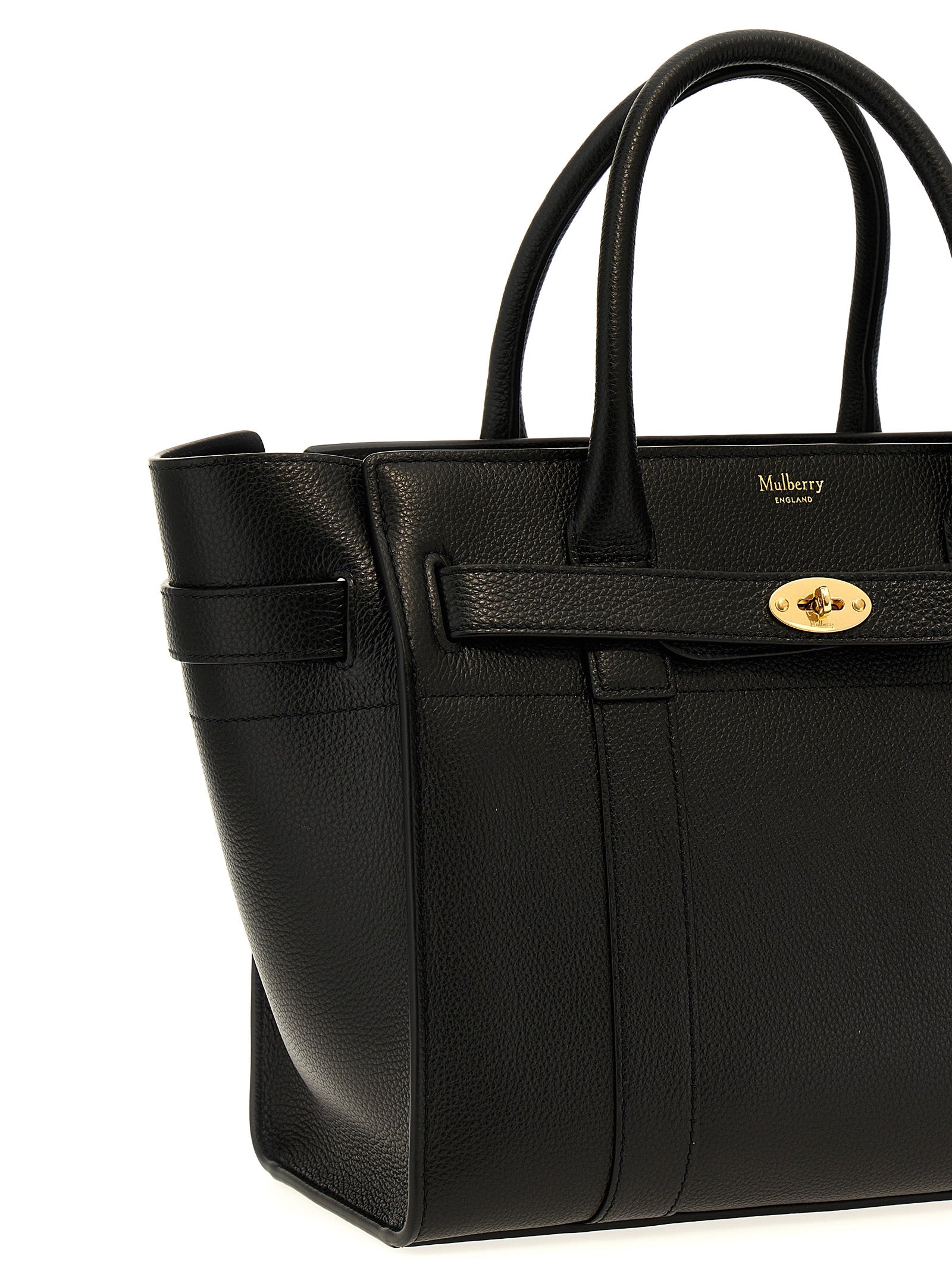 Mulberry Black Calfskin Tote Bag