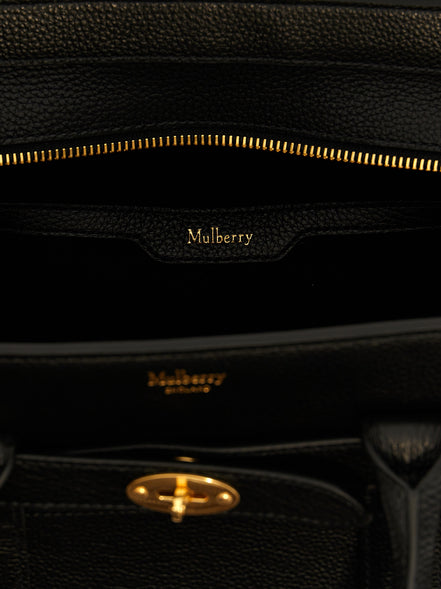 Mulberry Black Calfskin Tote Bag