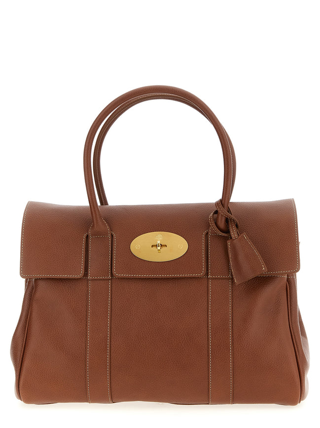 Mulberry Brown Calfskin Shoulder Bag