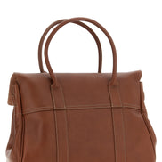 Mulberry Brown Calfskin Shoulder Bag