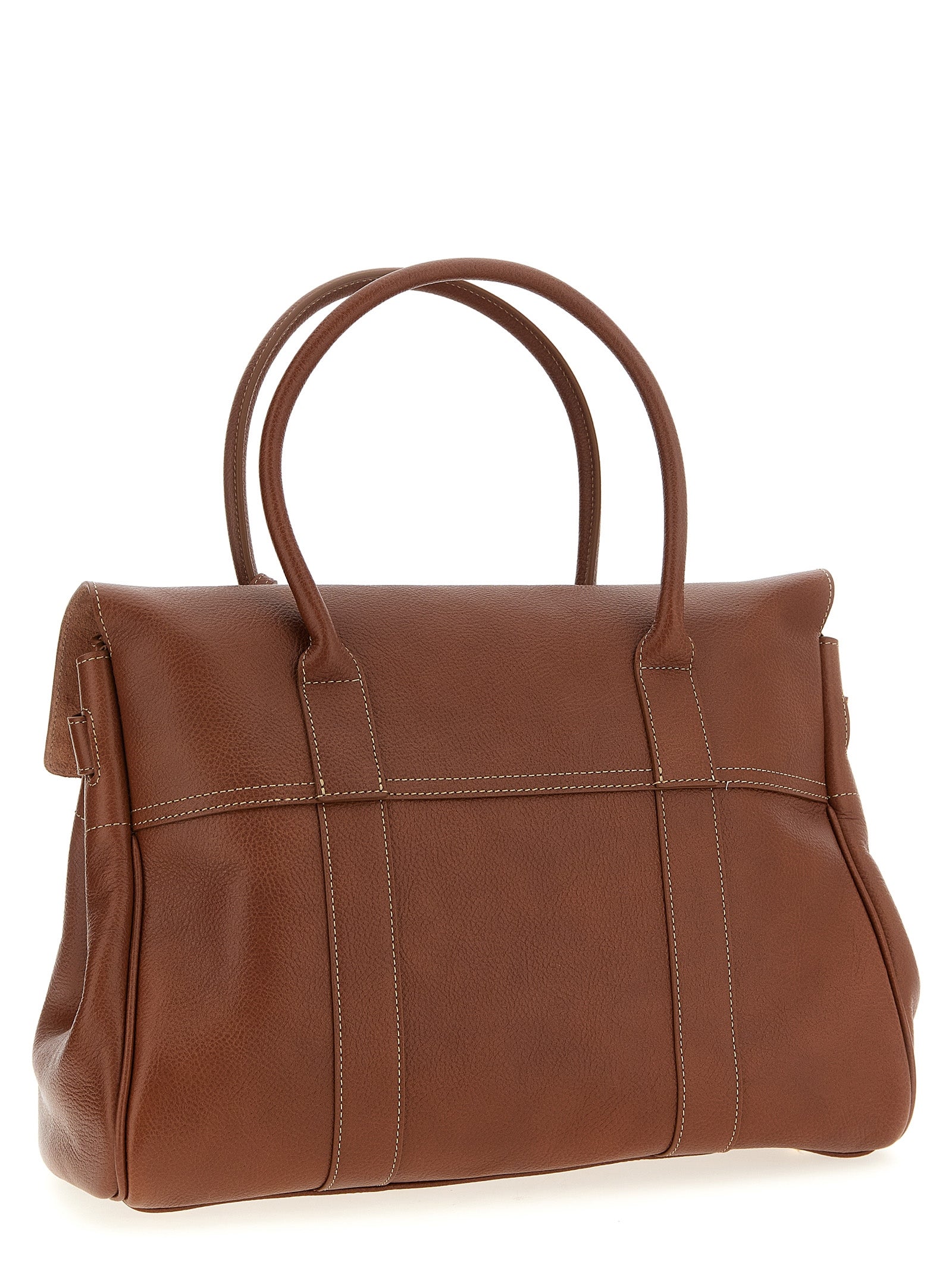 Mulberry Brown Calfskin Shoulder Bag