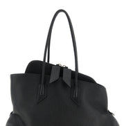 The Attico Black Bovine Leather Shoulder Bag