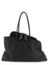 The Attico Black Bovine Leather Shoulder Bag