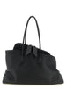 The Attico Black Bovine Leather Shoulder Bag