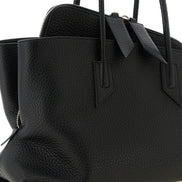 The Attico Black Bovine Leather Shoulder Bag