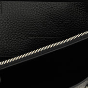 The Attico Black Bovine Leather Shoulder Bag