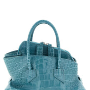 The Attico Blue Bovine Leather Handbag