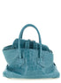 The Attico Blue Bovine Leather Handbag
