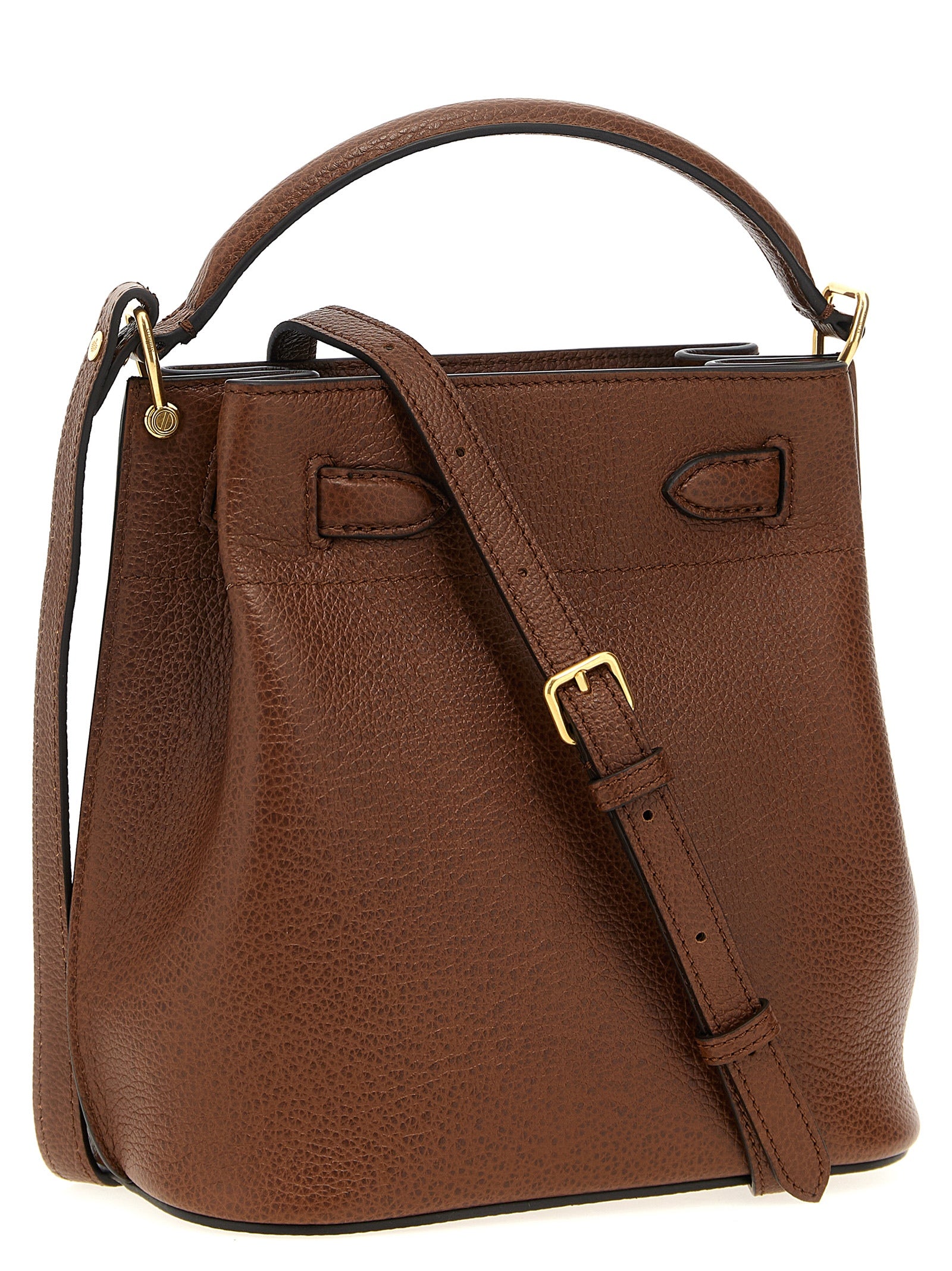 Mulberry Brown Calfskin Crossbody Bag