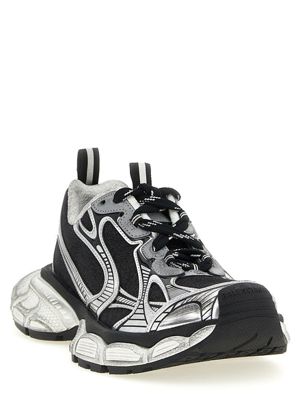 Balenciaga Black Polyethylene Athletic Sneakers
