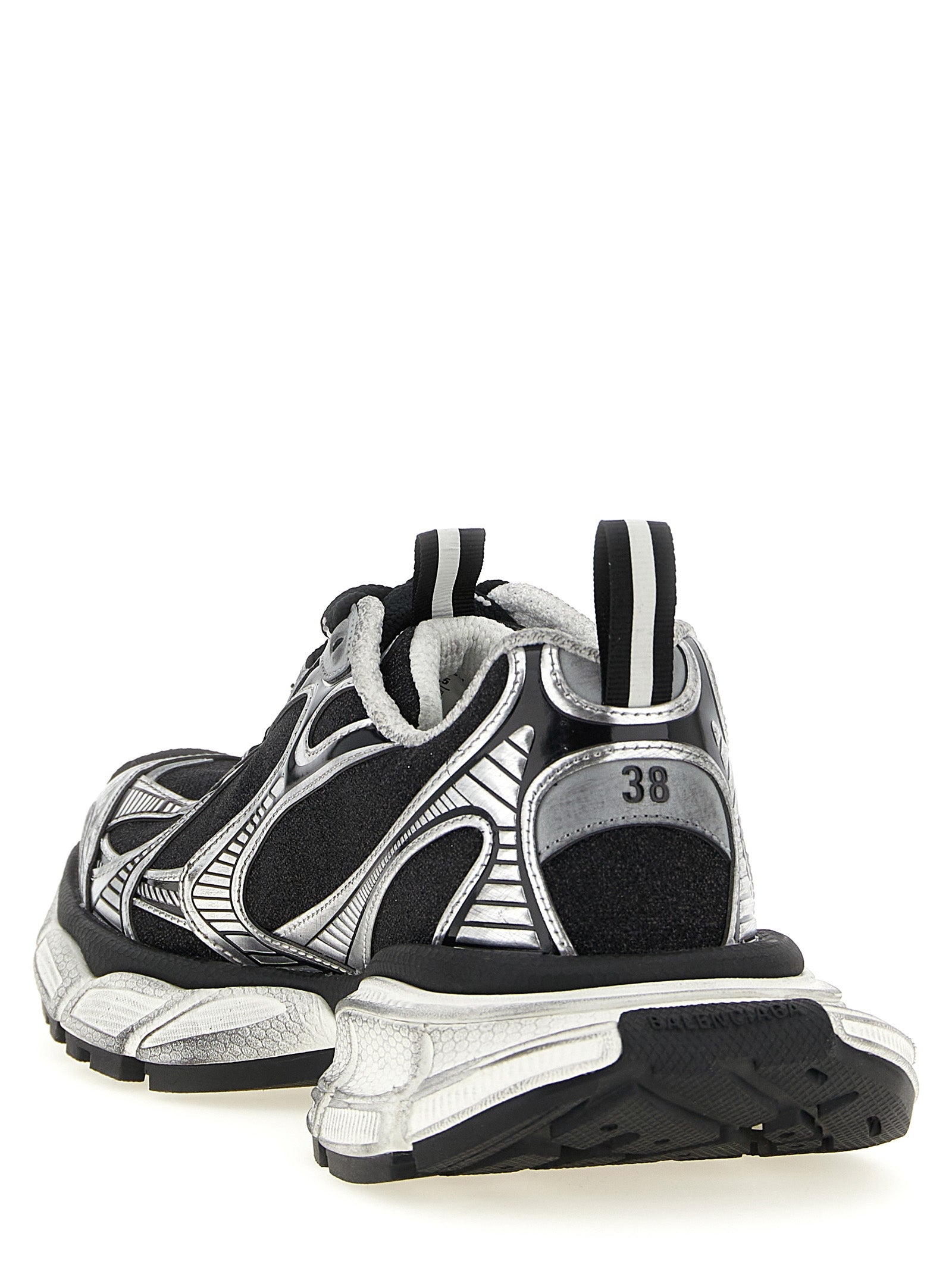 Balenciaga Black Polyethylene Athletic Sneakers