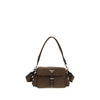 Prada Brown Recycled Polyamide Shoulder Bag