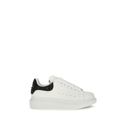 Alexander McQueen White Calf Leather Bos Taurus Chunky Sneakers