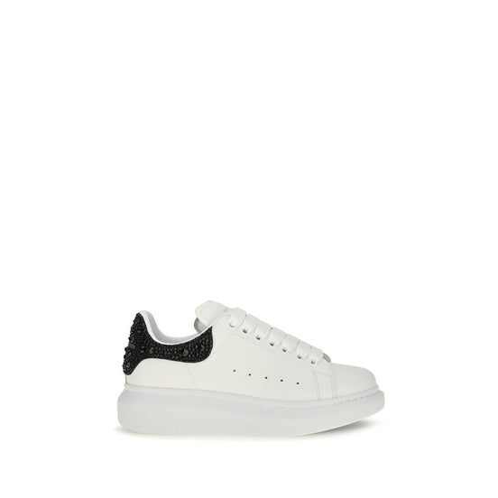 Alexander McQueen White Calf Leather Bos Taurus Chunky Sneakers