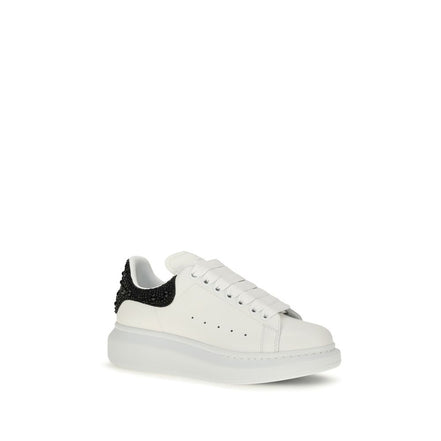Alexander McQueen White Calf Leather Bos Taurus Chunky Sneakers