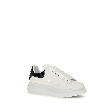 Alexander McQueen White Calf Leather Bos Taurus Chunky Sneakers