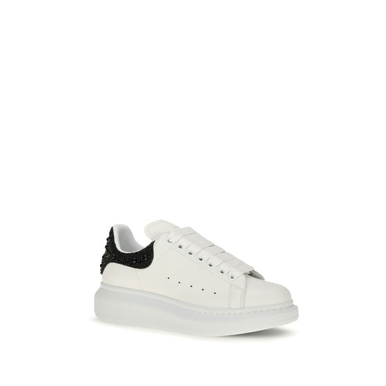 Alexander McQueen White Calf Leather Bos Taurus Chunky Sneakers