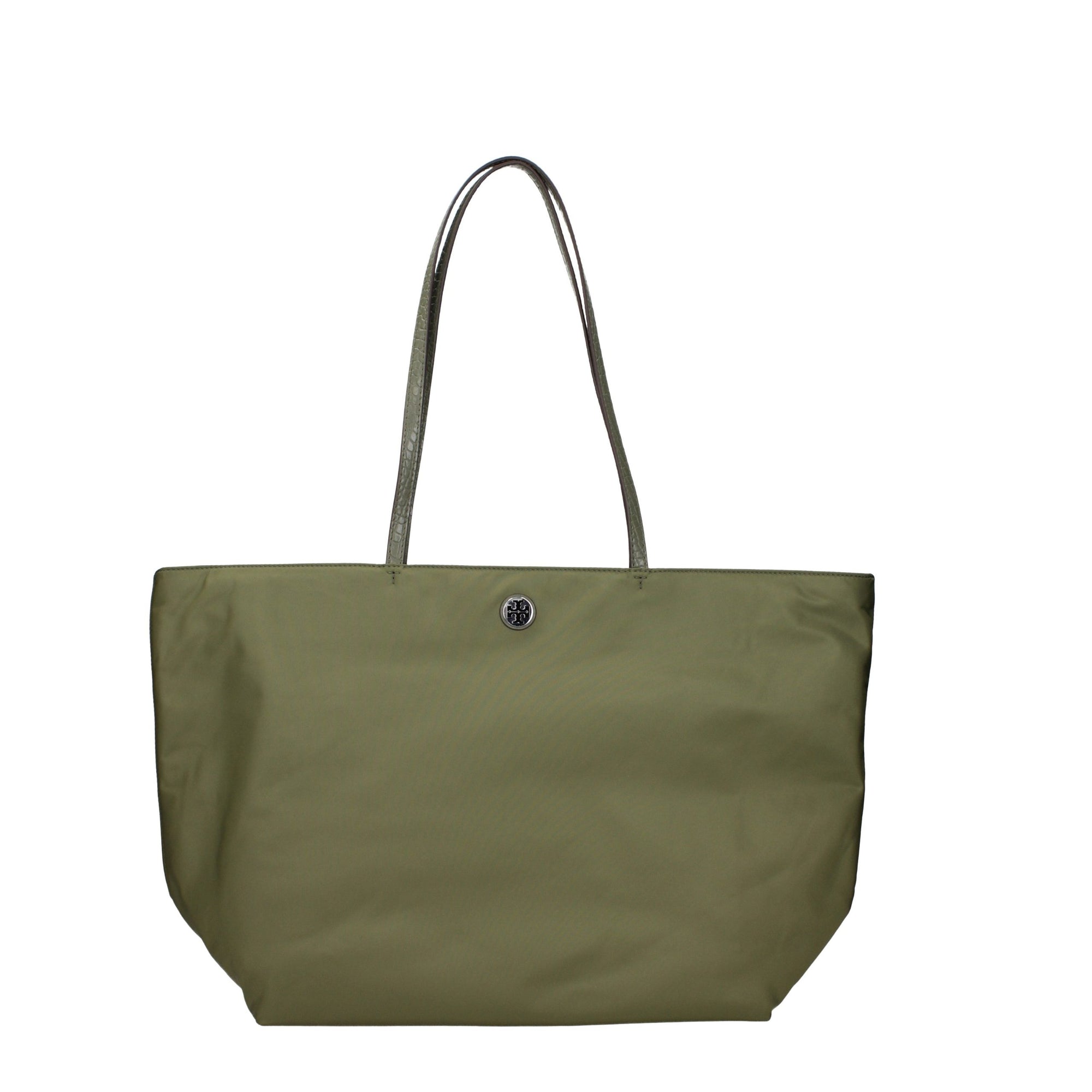 Tory Burch Green Fabric Shoulder Bag